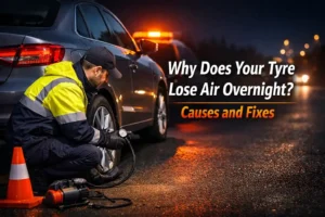 Why does your tyre lose air overnight? Causes and Fixes